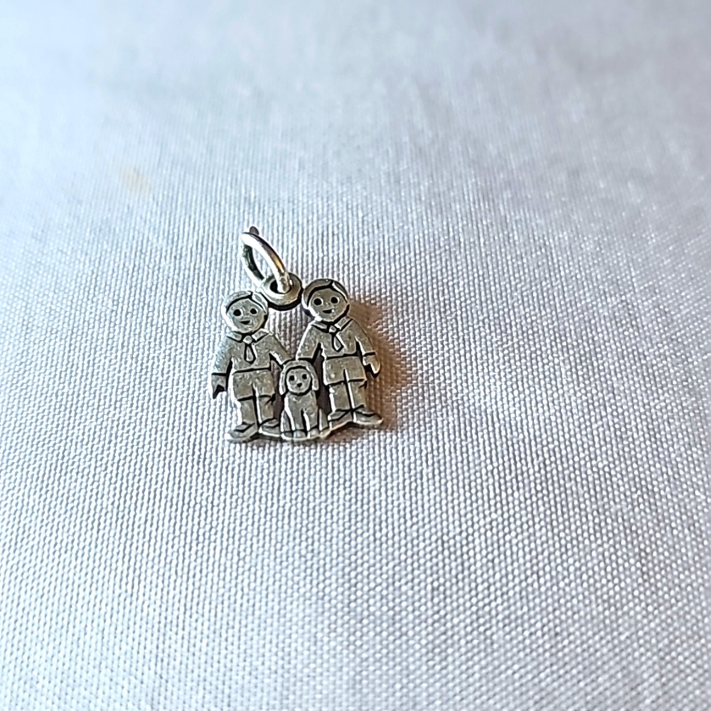 James Avery Retired two boys charm